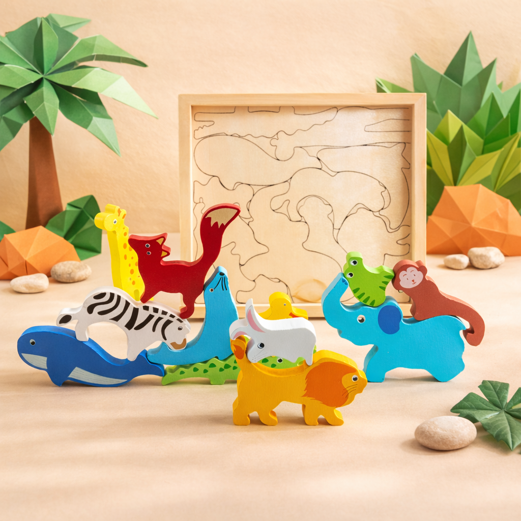 Jungle Explorers Puzzle set
