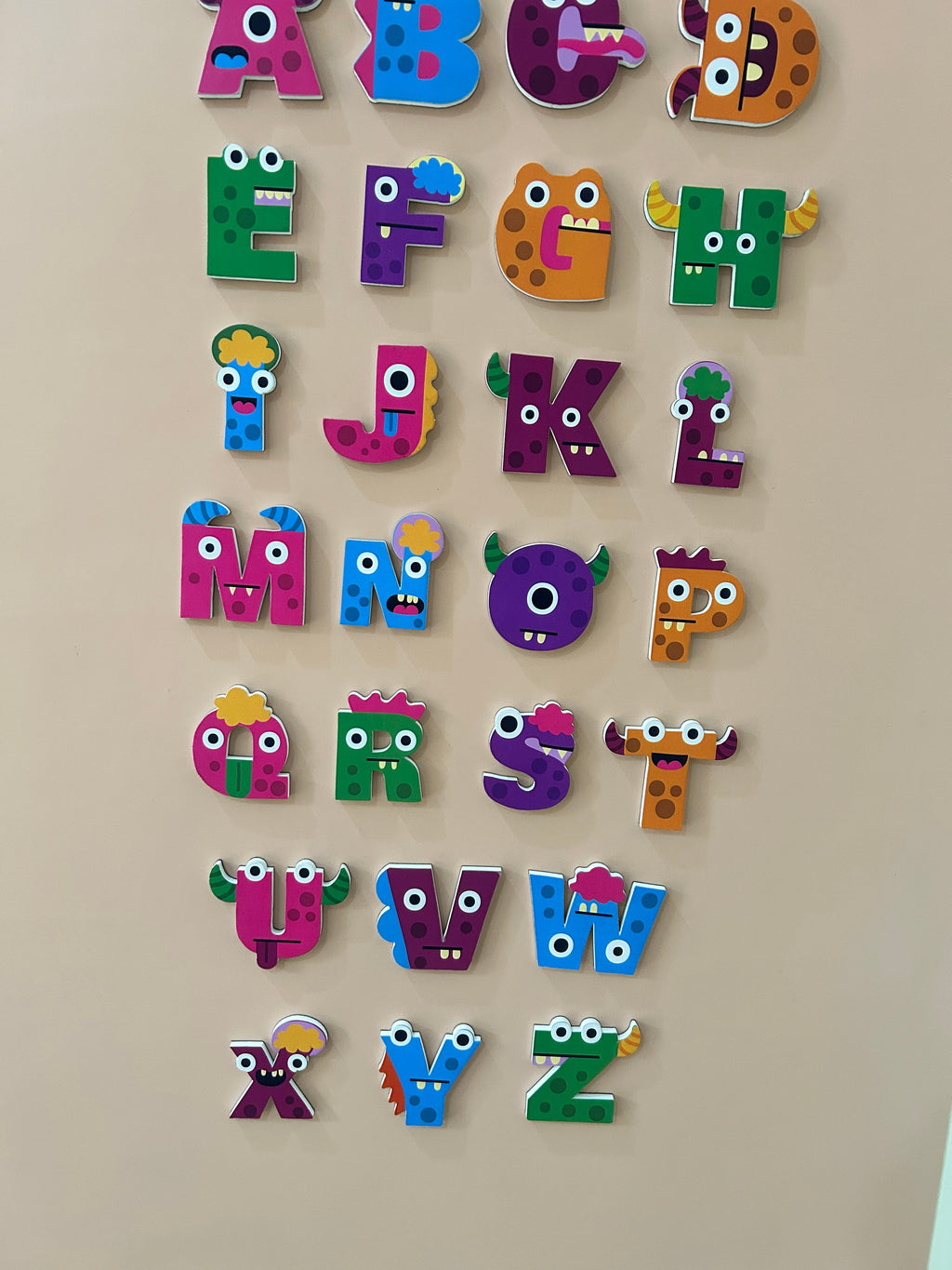 Magna Monsters Alphabet set