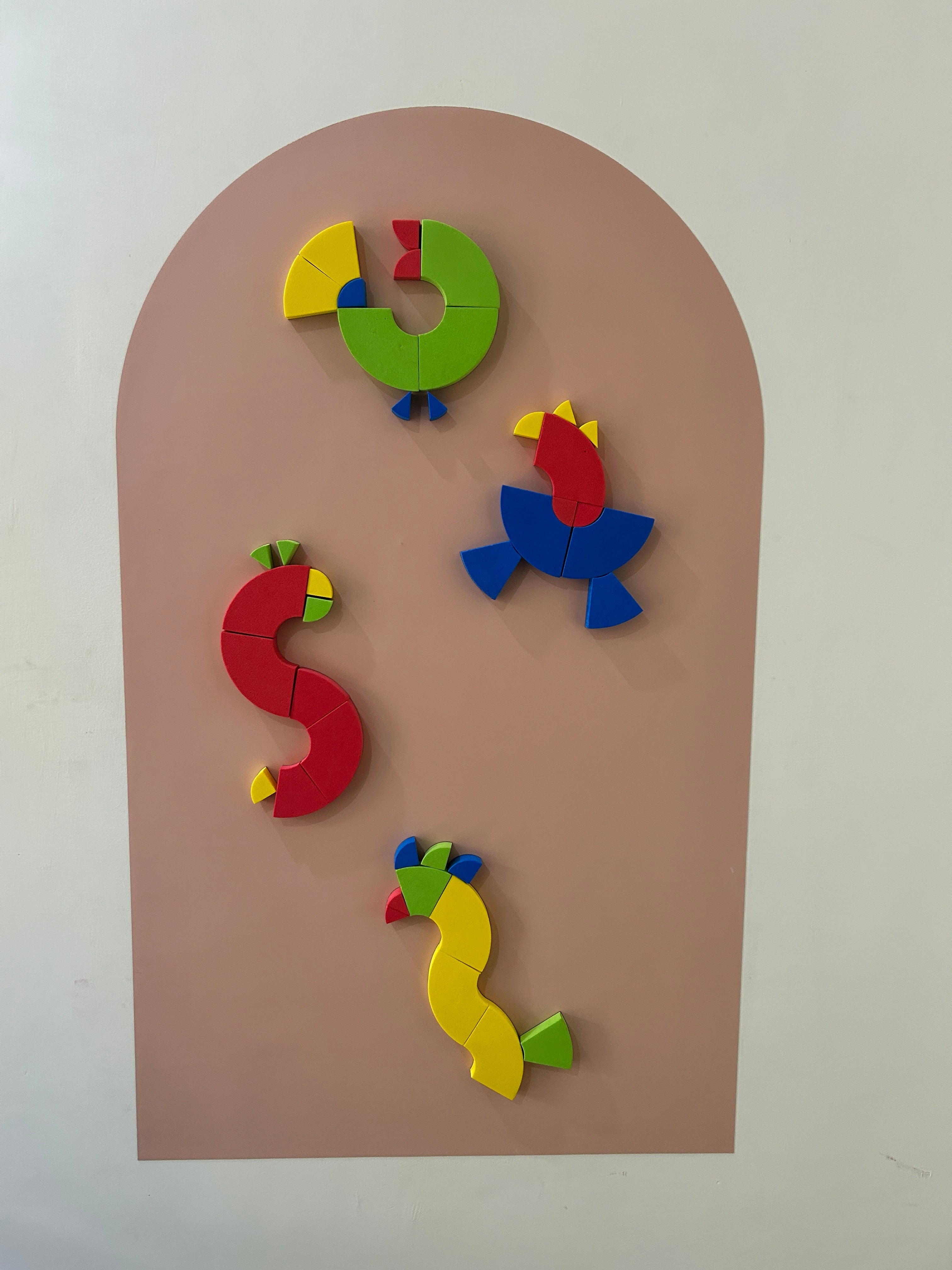 Magnagrams: Chunky Circle Tangrams Set