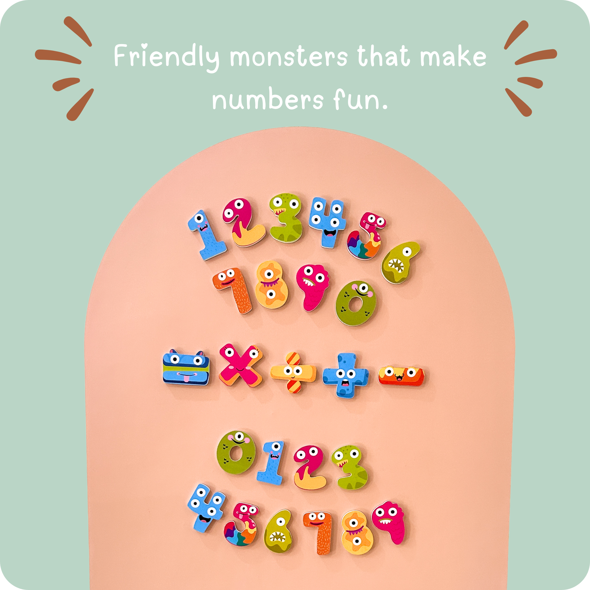 Magna Monsters Numbers set