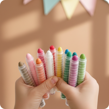KidiCo Twisties: Set of 12 Washable Crayons
