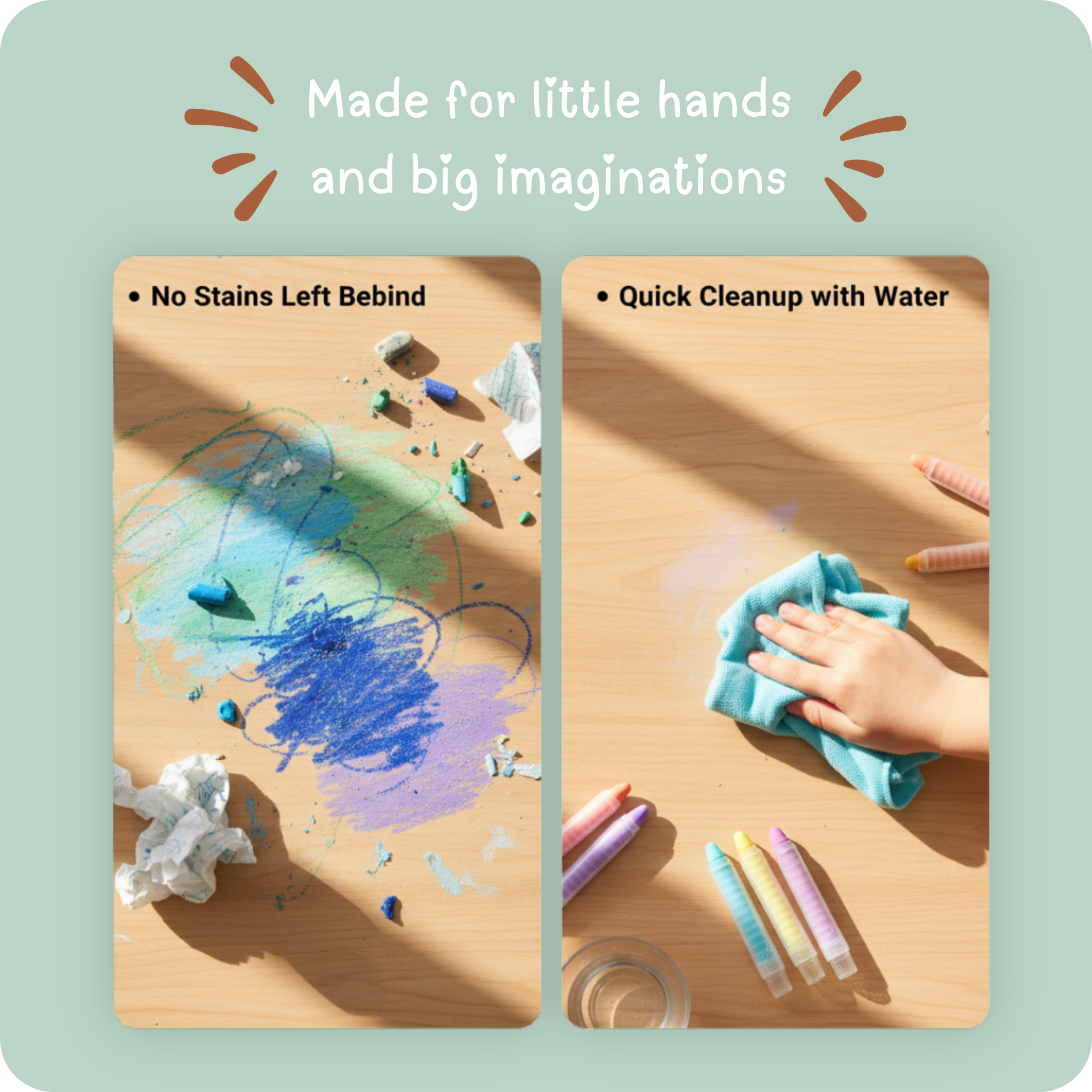 Twisties: Set of 12 Washable Crayons