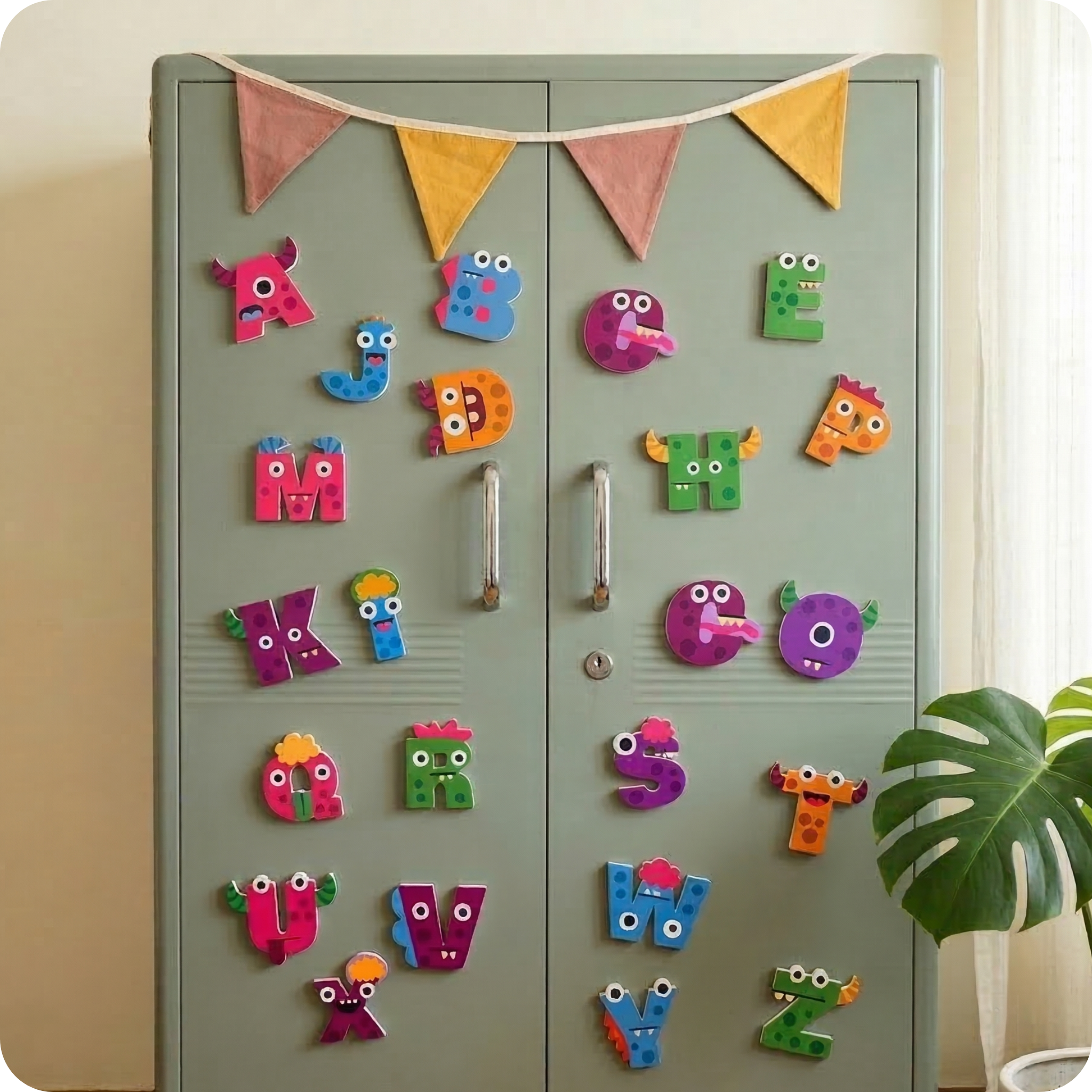 Magna Monsters Alphabet set