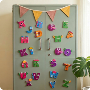 Magna Monsters Alphabet set