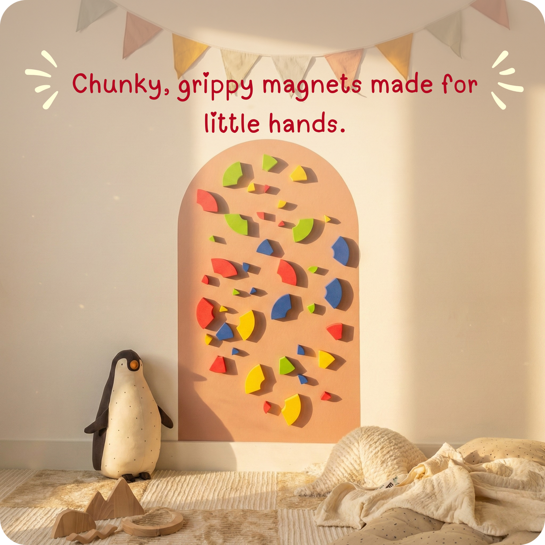 Magnagrams: Chunky Circle Tangrams Set