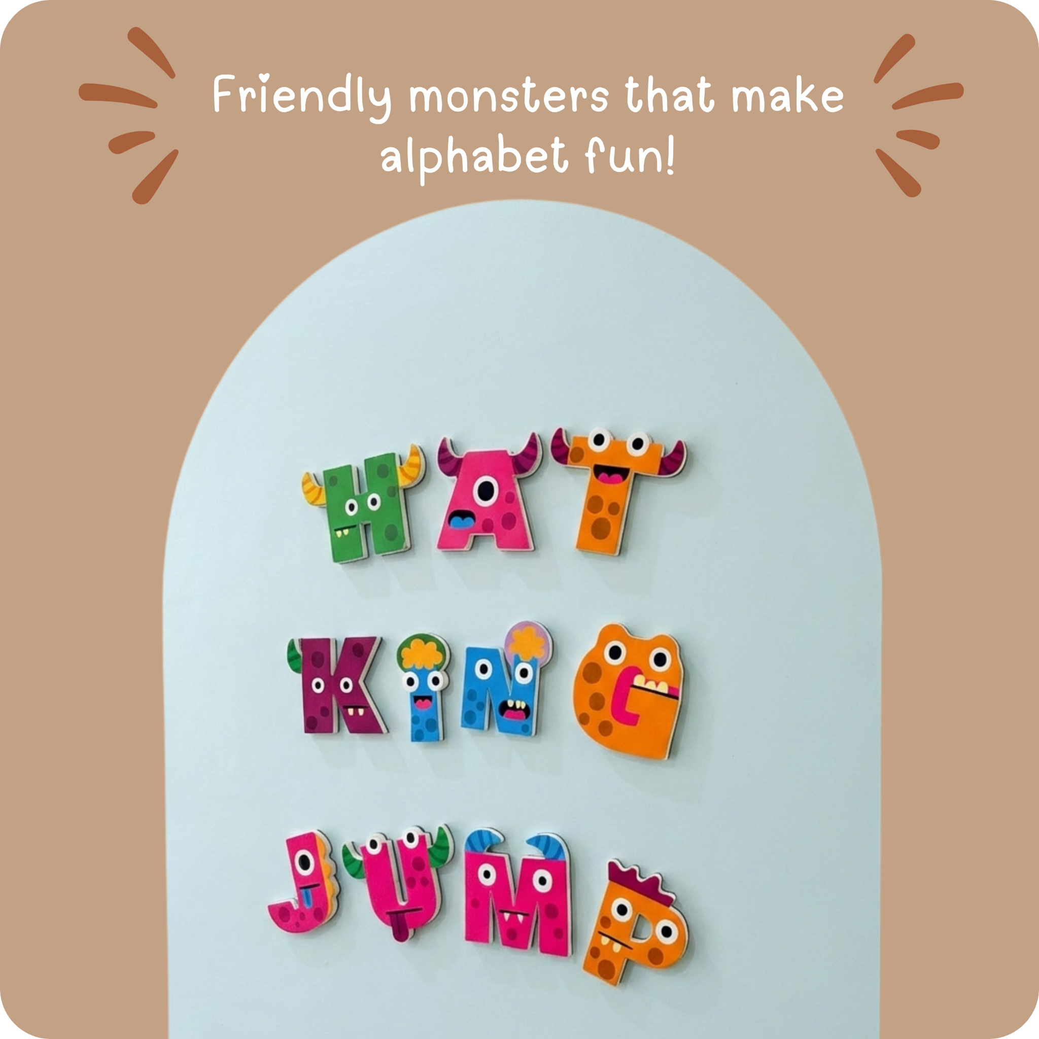 Magna Monsters Alphabet set