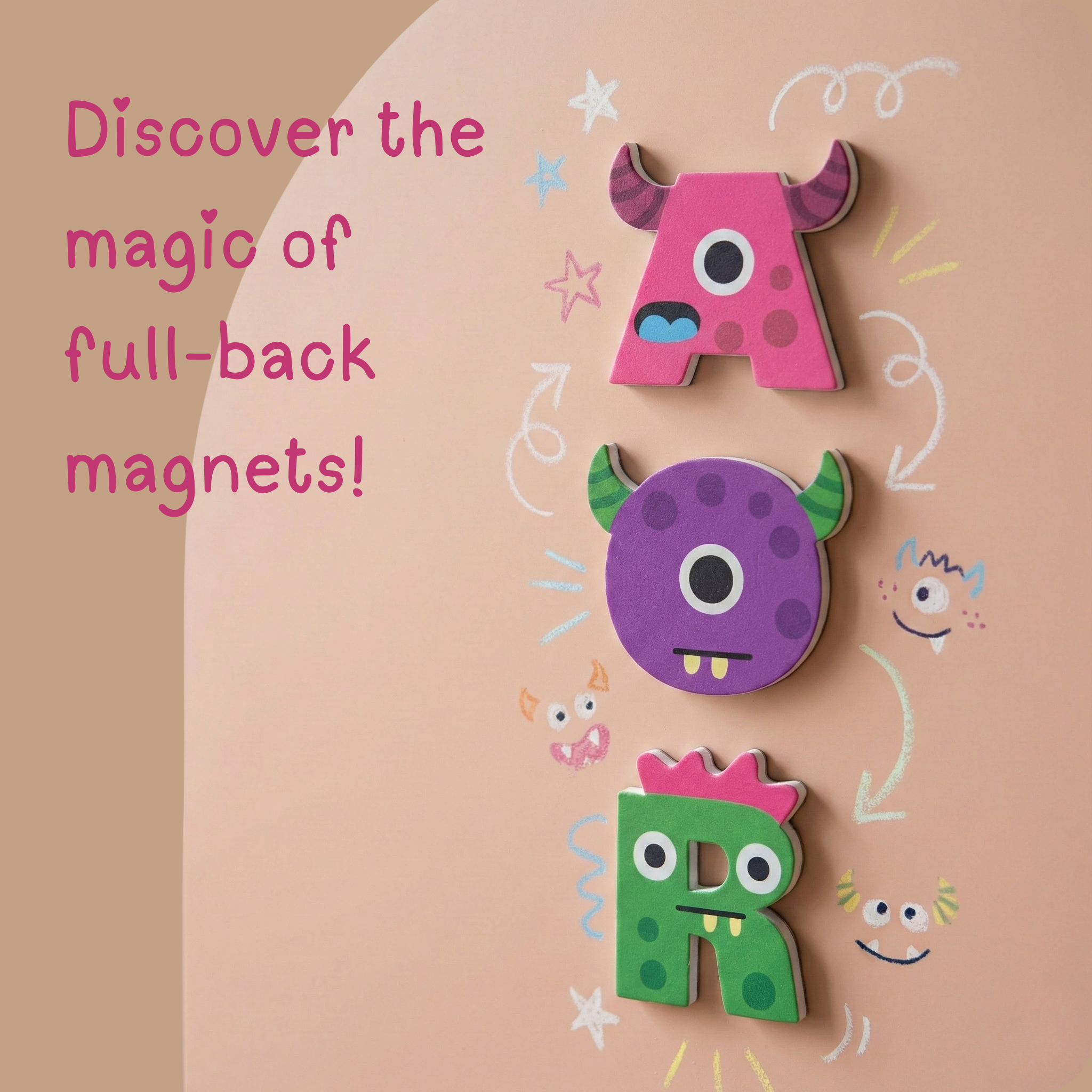 Magna Monsters Alphabet set